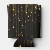 Goldener Glitzer Rain Light Vorhang Dosenkühler (Rückseite)