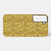 Goldener Glitzer Samsung Galaxy Hülle (Rückseite (Horizontal))