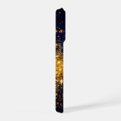 Goldener Glitzer und Glitzern iPhone Hülle (Rechte Seite)