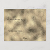 Goldener Glitzer Weihnachten (Rückseite)