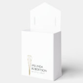 Goldener Glitzer Whisk Bakery Tent Box, Gefälligke Geschenkschachtel (Geöffnet)