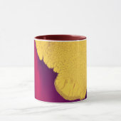 Goldener Glut Abstrakte Tasse (Zentrum)