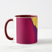 Goldener Glut Abstrakte Tasse (Links)