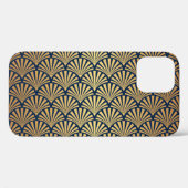 Goldener Gradient: Nahtloses Art Deco Case-Mate iPhone Hülle (Rückseite (Horizontal))