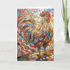 Goldener Hahn des Lichts, Krähendes Mosaik  Karte