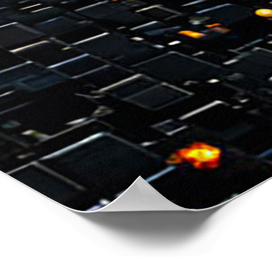 Goldener Halbmond Poster (Ecke)