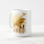 Goldener Händler Kaffeetasse (Vorderseite Links)