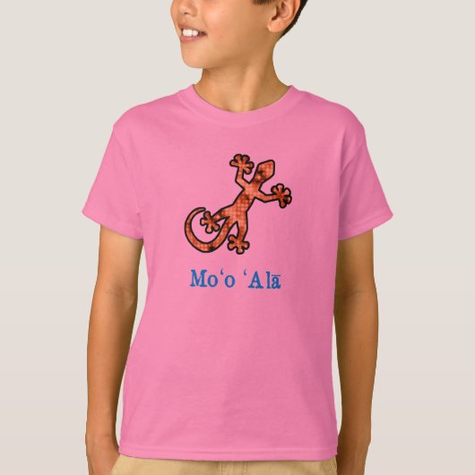 Goldener hawaiischer Gecko T-Shirt (Vorderseite)