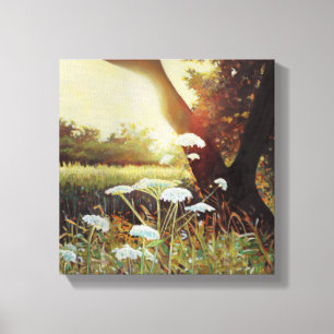 Goldener Hedgerow I 2014 Leinwanddruck