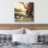 Goldener Hedgerow I 2014 Leinwanddruck (Insitu (Schlafzimmer))