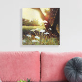 Goldener Hedgerow I 2014 Leinwanddruck (Insitu (Wohnzimmer))