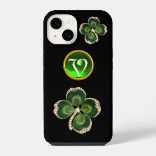Goldener Heiliger Patrick Shamrock Schmuck,Pearls iPhone 14 Hülle
