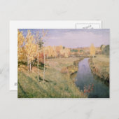 Goldener Herbst 1895 Postkarte (Vorne/Hinten)