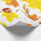 Goldener Herbst Geschenkpapier (Ecke)