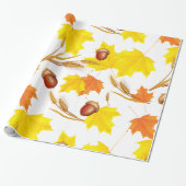 Goldener Herbst Geschenkpapier (Ungerollt)