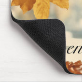 Goldener Herbst/Herbst-Leaf Naturlandschaft Mousepad (Ecke)