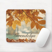Goldener Herbst/Herbst-Leaf Naturlandschaft Mousepad (Mit Mouse)