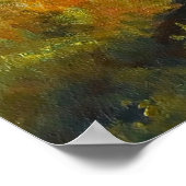 Goldener Herbst im Gebirge Poster (Ecke)