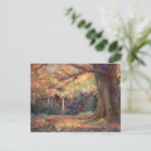 Goldener Herbst Postkarte (Stehend Vorderseite)