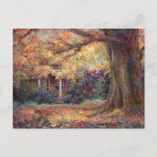 Goldener Herbst Postkarte (Vorderseite)