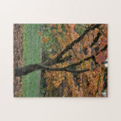 Goldener Herbstbaum Puzzle (Horizontal)