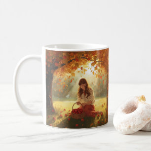 Goldener Herbstmoment – Kind_Ones Whimsical Art Kaffeetasse