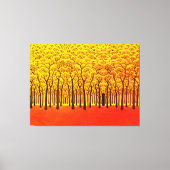 Goldener Herbstwald Leinwanddruck (Vorderseite)