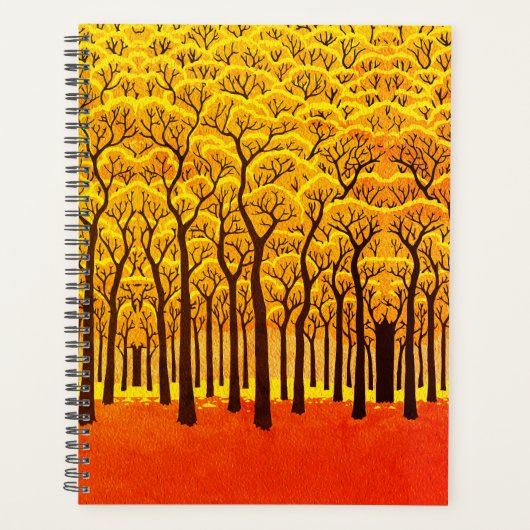 Goldener Herbstwald Planer (Vorderseite)