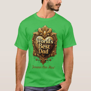 "Goldener Herz-Vater" T-Shirt