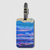 Goldener Himmel Gepäckanhänger (Vorderseite Vertikal)