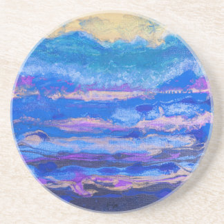 Goldener Himmel Getränkeuntersetzer