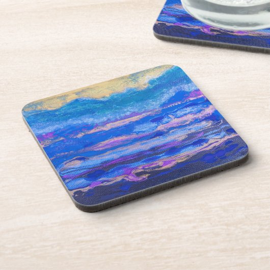 Goldener Himmel Getränkeuntersetzer (Linke Seite)