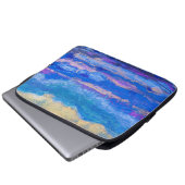 Goldener Himmel Laptopschutzhülle (Vorne Knopf)