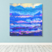 Goldener Himmel Leinwanddruck (Insitu (Holzboden))