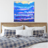 Goldener Himmel Leinwanddruck (Insitu (Schlafzimmer))