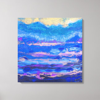 Goldener Himmel Leinwanddruck