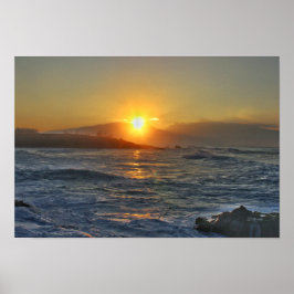 Goldener Himmel Poster