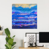 Goldener Himmel Poster (Heimbüro)