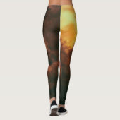 Goldener Himmelsaktives Trageyoga Leggings (Rückseite)