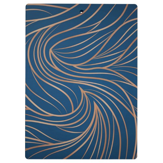 Goldener Hintergrund Klemmbrett (Rückseite)