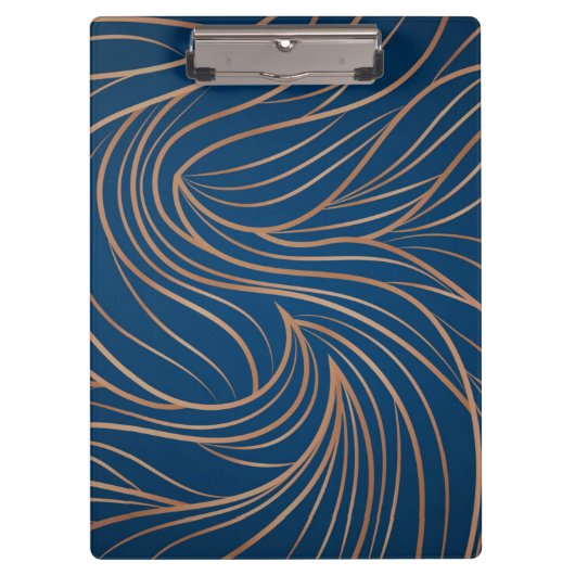 Goldener Hintergrund Klemmbrett (Vorderseite)