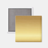 Goldener Hintergrund Magnet (Vorderseite/Rückseite)