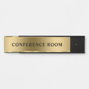 Goldener Hintergrund  Türschild