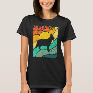 Goldener Hirte Vintage Sonnenuntergang Mama Papa T-Shirt