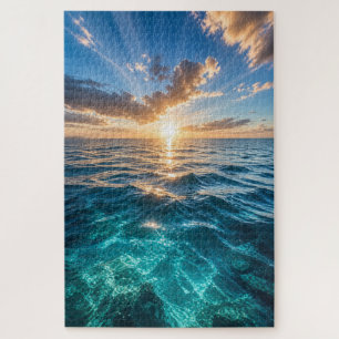 Goldener Horizont Ozean Puzzle