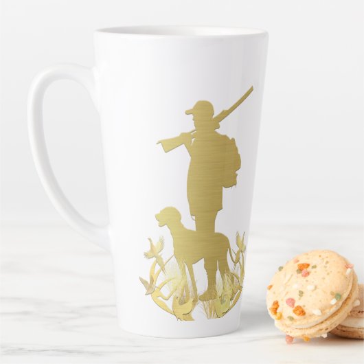 Goldener Jäger Milchtasse (Beispiel)