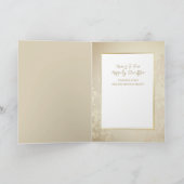 Goldener Jahrestag - Cartoon Glückwünsche Karte (Innenseite)