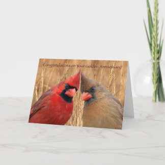 Goldener Jahrestag Karte