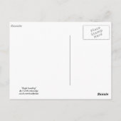 "Goldener Junge" Landing Eagle Goldene Wirkung Kun Postkarte (Rückseite)