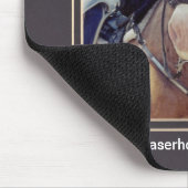 Goldener Junge Mousepad (Ecke)